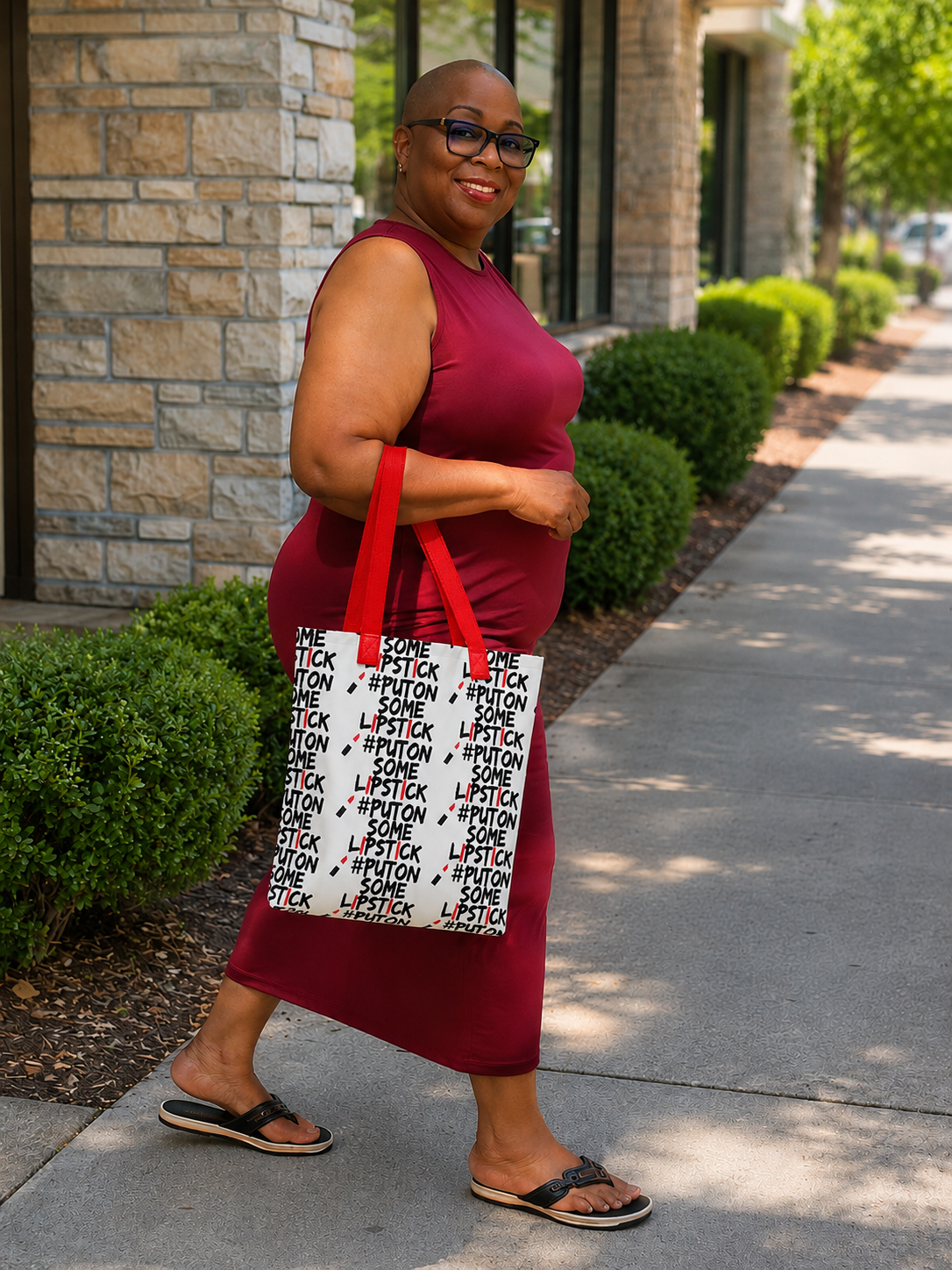 Put On Some LIpstick Tote bag