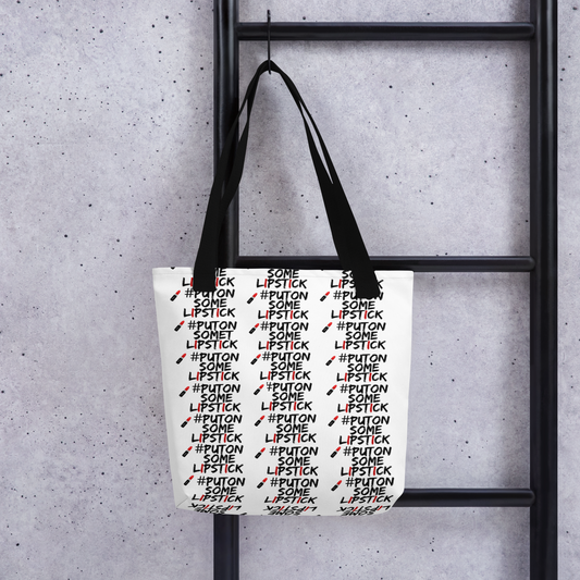 PutOnSomeLipstick Tote bag